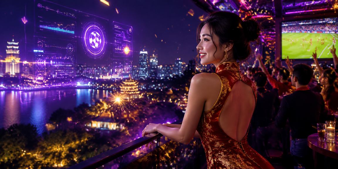 Màn hình cược thể thao ban đêm tại Hà Nội với ánh đèn neon rực rỡ