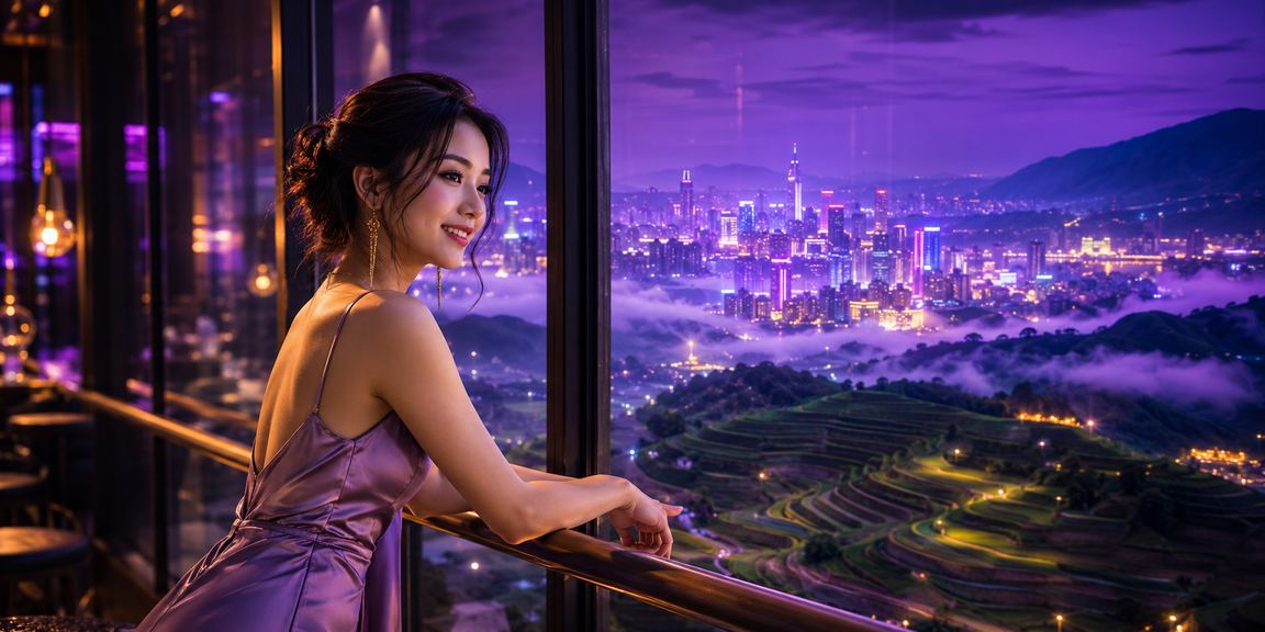 Ánh đèn neon sôi động tại Sapa gợi lên không khí casino và cược trực tuyến về đêm